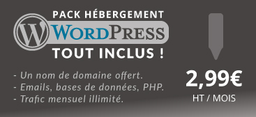 pack hébergement WordPress